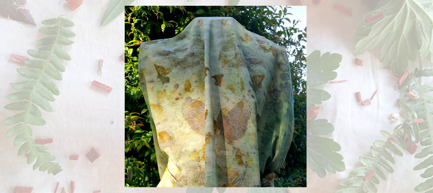 Ecoprinting with Laura Dell’Erba – Viscose and Voile